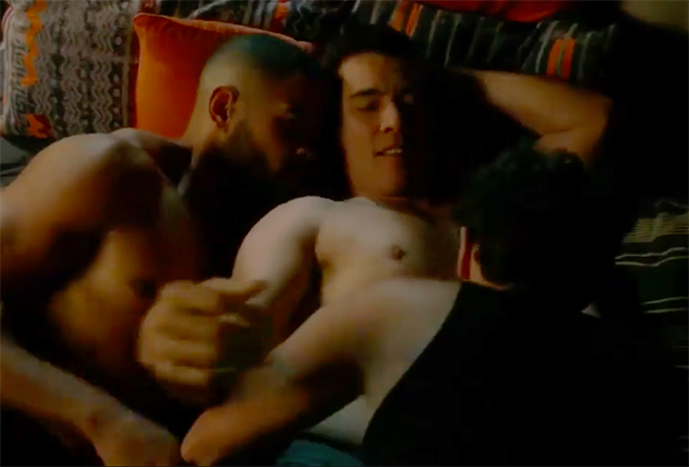 Threesome nude scenes Video lesbian erotic