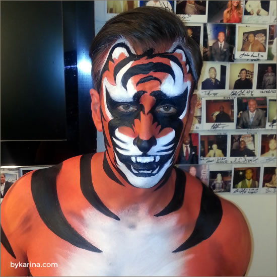 Tiger face paint adult Porn site gratuit