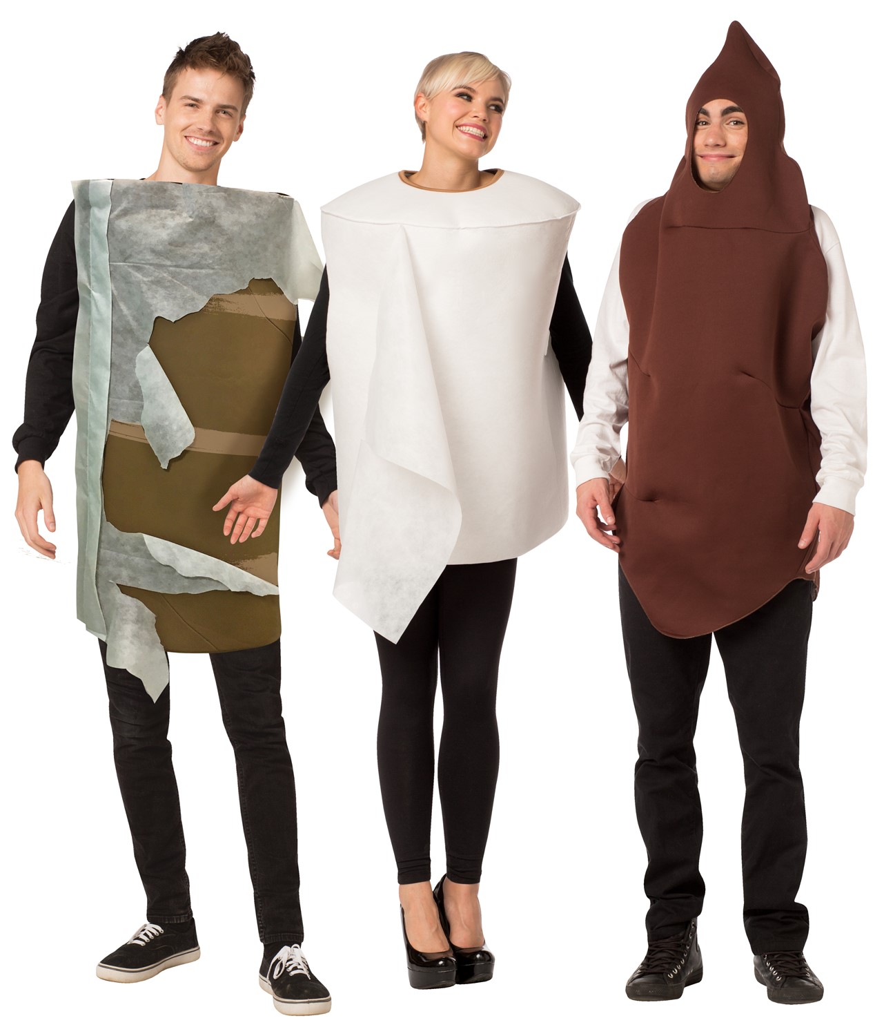 Toilet costume for adults Threesome couch