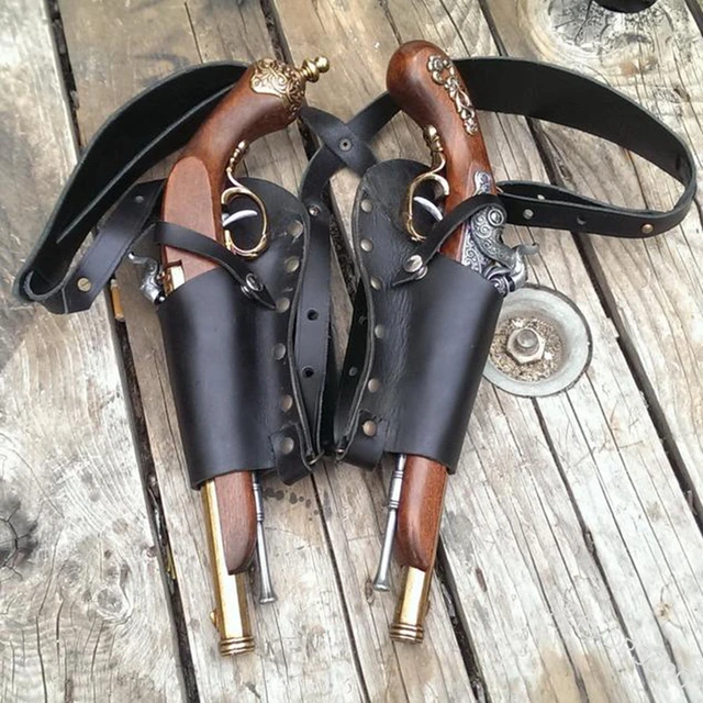 Toy cowboy guns and holsters for adults Train costume adults