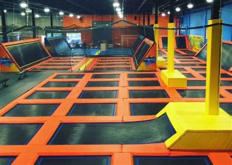 Trampoline park porn First time double anal
