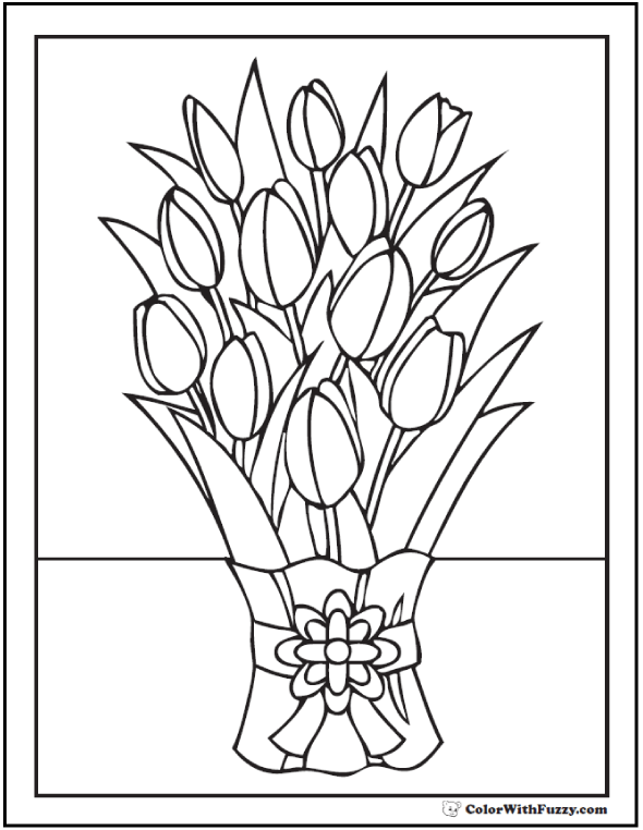 Tulip coloring pages for adults Forced lesbian captions