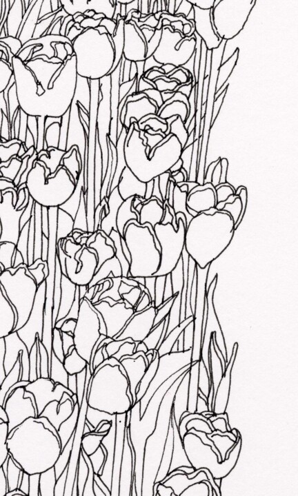Tulip coloring pages for adults Munising webcam