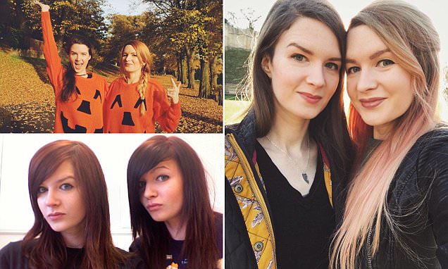 Twin sisters lesbian videos Tati evans fuck