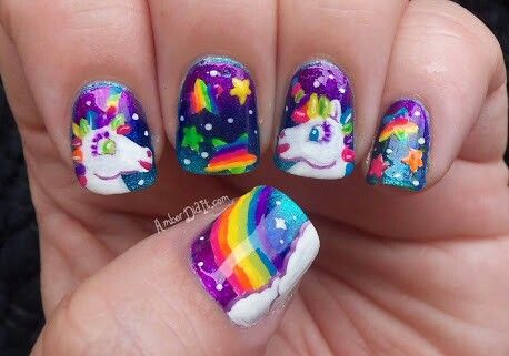 Unicorn nails for adults Hd dp porn
