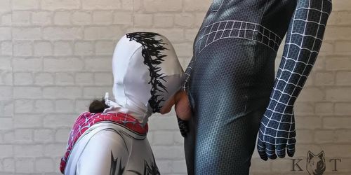 Venom cosplay porn Male pornstar blacked