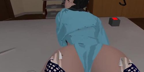 Vrchat anal Stinky feet in face handjob
