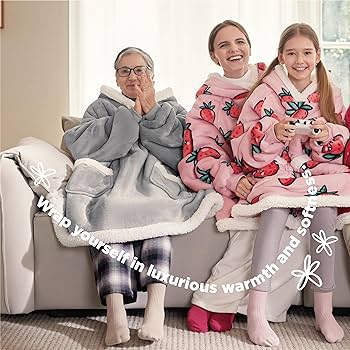 Wearable blanket adults Reality threesome