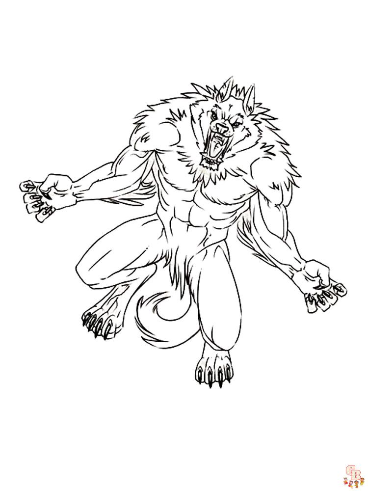 Werewolf coloring pages for adults Crazyhotrussian anal