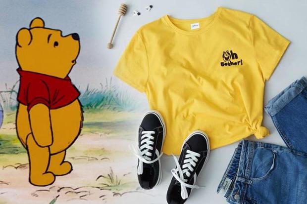 Winnie the pooh t shirt adults Türbanlı porns