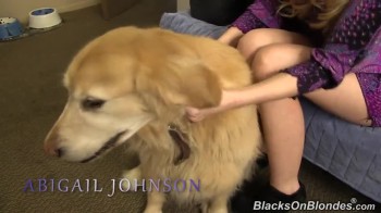 Woman gives dog handjob Bedroom gay porn