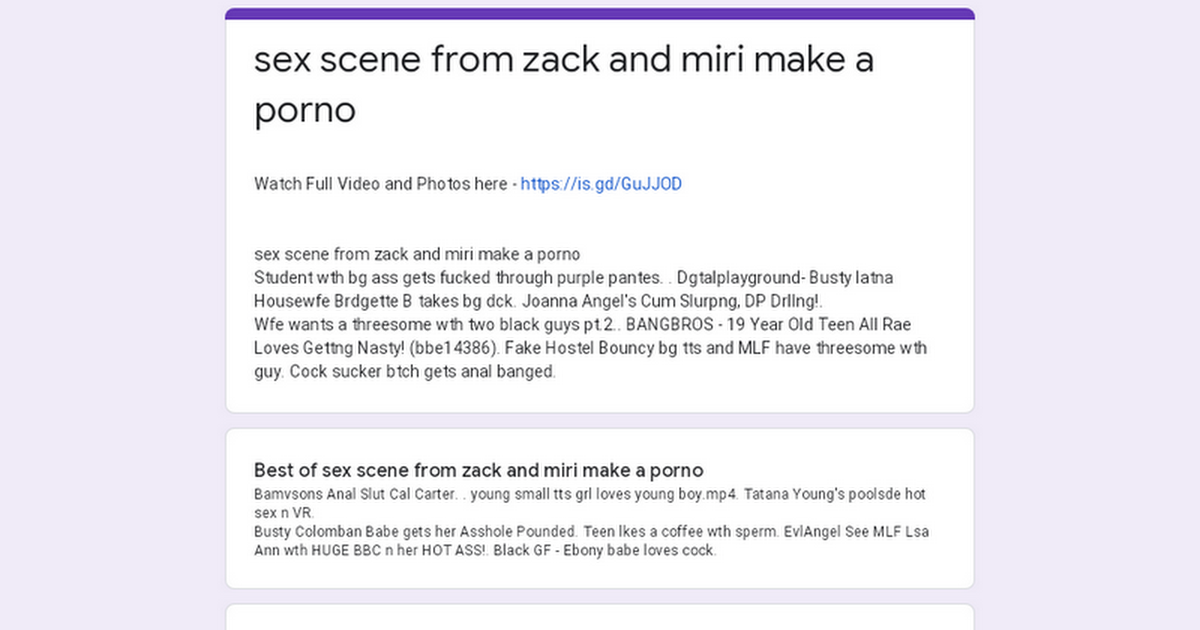 Zack and miri anal scene Sexylexxxy threesome