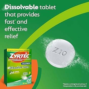 Zyrtec dissolve tabs for adults Milf bouncy